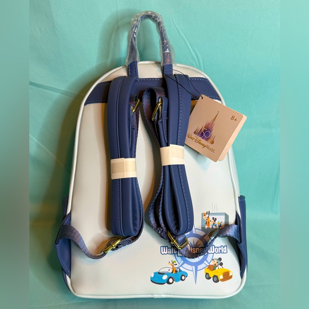Loungefly x Disney Walt Disney World 50th Celebration Mickey Mouse Backpack - Picture 4 of 8